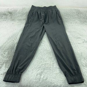 Vuori Villa Joggers Womens Small Gray Lightweight Stretch Elastic Waist Cuff